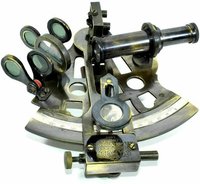 Solid Brass Sextant Vintage Navigation Working Royal Navy Nautical Sextant