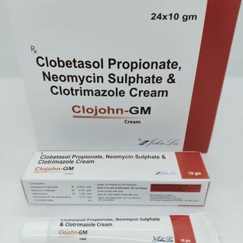 Clobetasol propionate 05% ,  Neomycin sulphatew 0.5%  Clotrimazole  1.0%  Chlorocresol 0.1%  w/w Cream