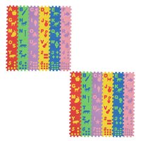 Toyz Villa Alphabet and Numbers Eva Foam Non Toxic Puzzle Mat