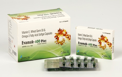 (approx.value), Omega-3 Fatty Acid 30mg Wheat Germ Oil 100mg Vitamin E Acetate 400IU By JOHNLEE PHARMACEUTICALS PVT. LTD.