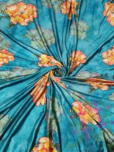 Luxury Digital Printed Lycra Fabric