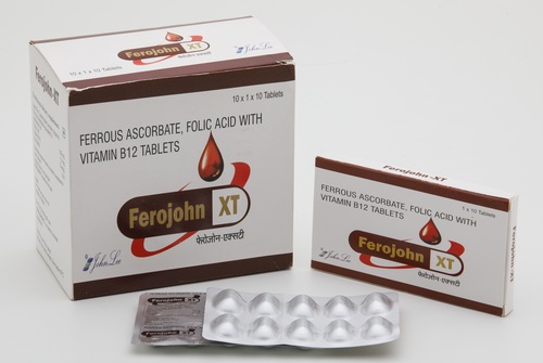 Ferrous  Ascorbate  eq. to Elemental Iron 100 Mg + Folic Acid 1.5 Mg + Vitamin B12.5 Mg