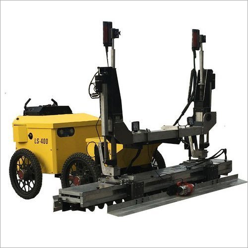 Yellow And Black Ls-400 Stand On Laser Screed Machine