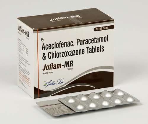 Aceclofenac IP 100 MG + Paracetamol IP 325 MG + Chlorzoxazone IP 250 MG