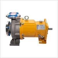 Ampb Series Chemical Transfer Pump - Stainless Steel, 50x32x160 Mm, Golden Yellow | 100 M3/hr Flow Rate, 80m Head, Max Pressure Pn16/pn25, Close Impeller