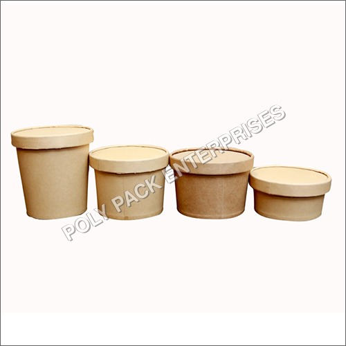 Biodegradable Craft Paper Container By POLY PACK ENTERPRISES