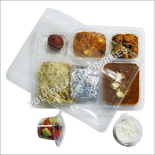 Disposable Meal Tray With Lid By POLY PACK ENTERPRISES