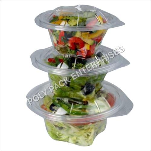 Transparent Disposable Salad Bowl By POLY PACK ENTERPRISES