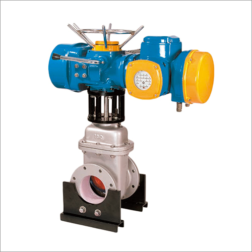 Motorized Gate And Sluice Valve - Color: Blue