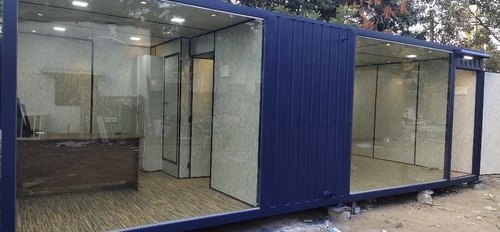 Customisable Prefabricated Site Office Cabin With Glass
