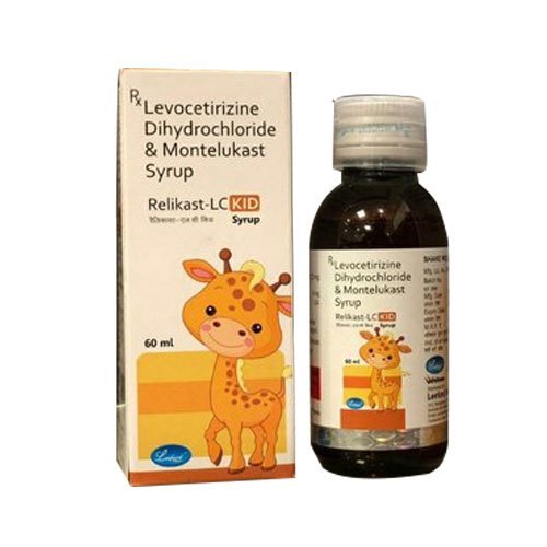 LEVOCETRIZINE 5MG & MONTELUKAST 10MG SYRUP 60ML (RELIKAST-LC KID)
