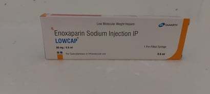 Enoxaparin Sodium Injection Ip 60Mg/0.6Ml