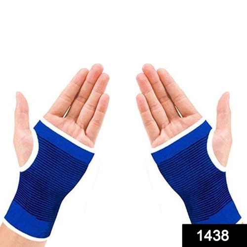 1438 Palm Support Glove Hand Grip Braces For Surgical And Sports Activity (Pack Of 2) Best For: Daily Use