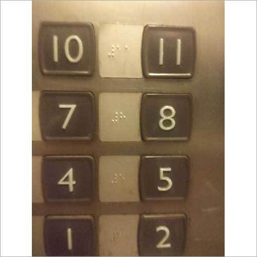 Elevator Numeric Braille Labels