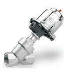 2/2 Way Pneumatic y Type Angle Control Valve By VALVETRON AUTOMATION