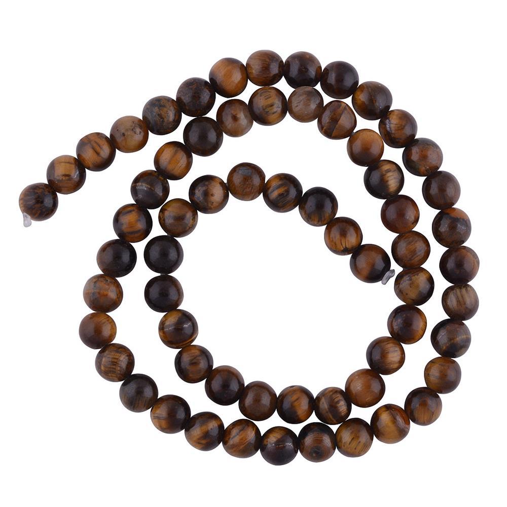 8 * 8 MM GEMSTONE ROUND BEADS 10 INCH STRAND