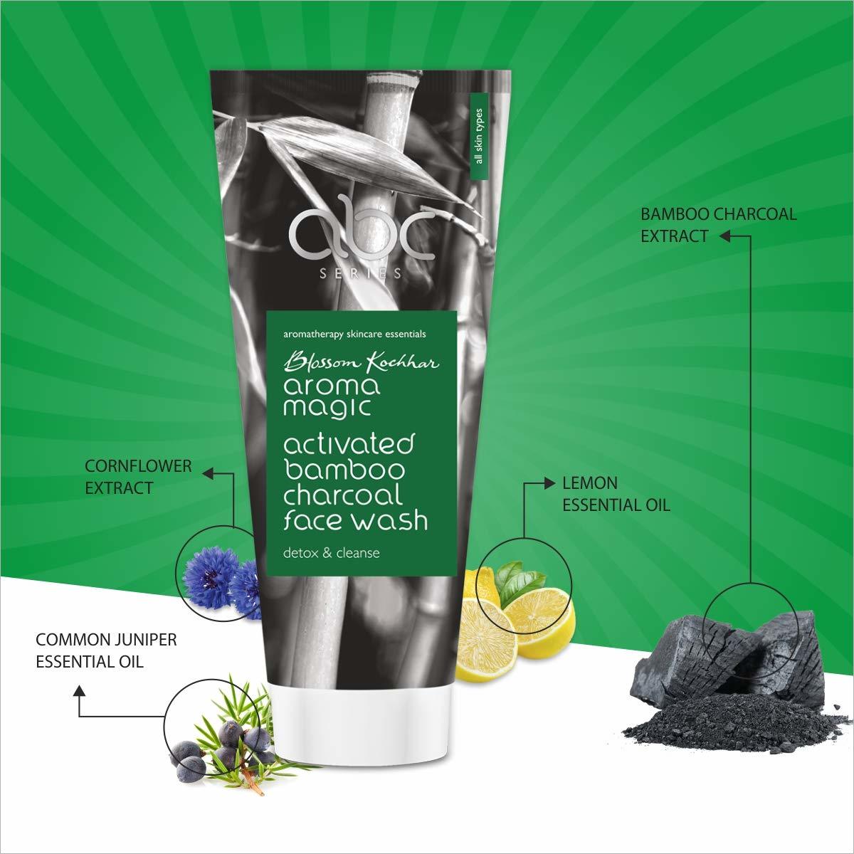 Aroma Magic Activated Bamboo Charcoal Face Wash - 100ml