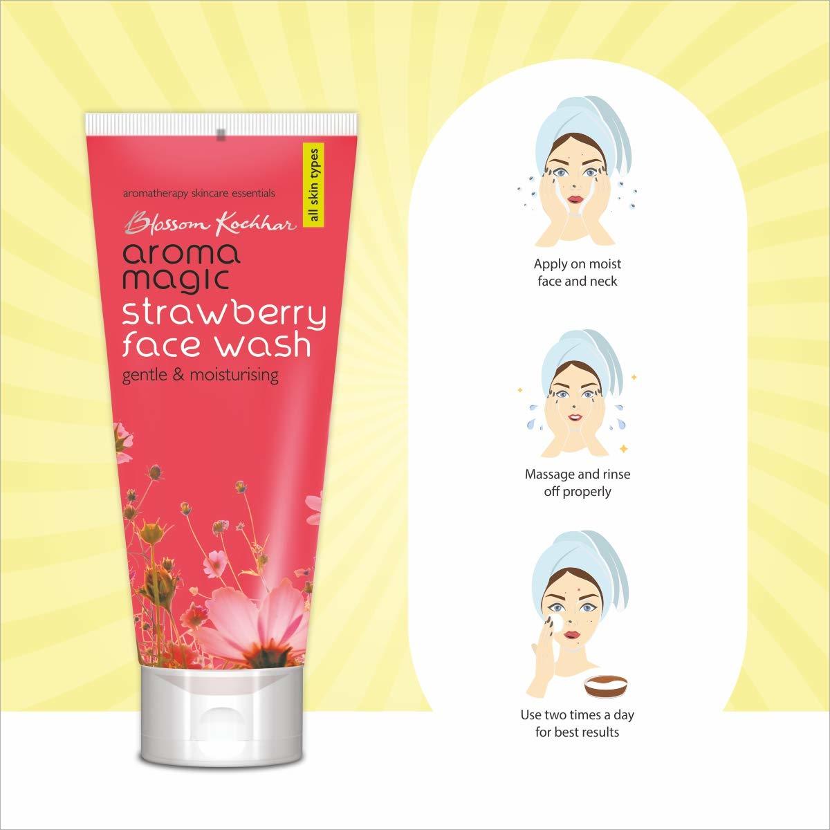 Aroma Magic Strawberry Face Wash - 100ml