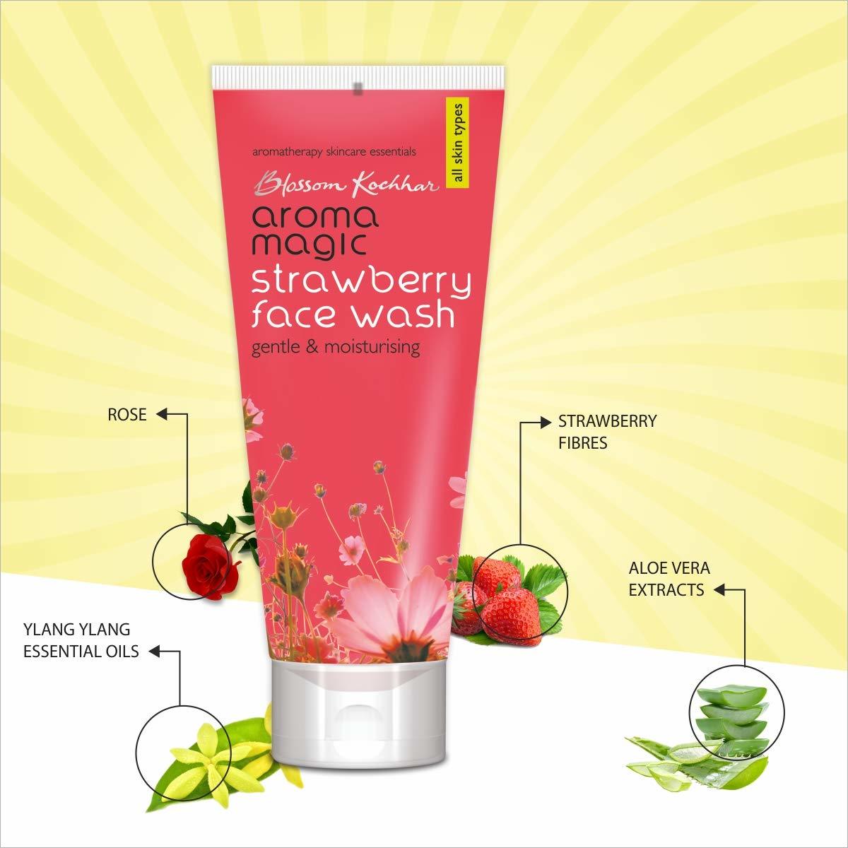 Aroma Magic Strawberry Face Wash - 100ml