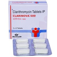 Tabletas modificadas Clarithromycin del lanzamiento