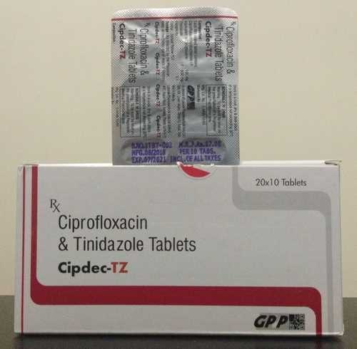 Ciprofloxacin+Tinidazole Tablets
