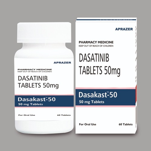 Dasatinib Tablets - Anti-Cancer Therapy for Leukemia | Dosage Guidelines for General Medicines, Store in Cool and Dry Place