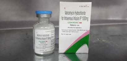 Vancomycin Hydrochloride For Intravenous Infusion Ip 1000Mg
