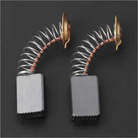 Power Tool Carbon Brush - Carbon & Metal, Standard Size, Terminal Connector, High Temp Resistance | Durable Material, Efficient Conduction, Low Wear Rate, Reduced Sparking, Stable Performance