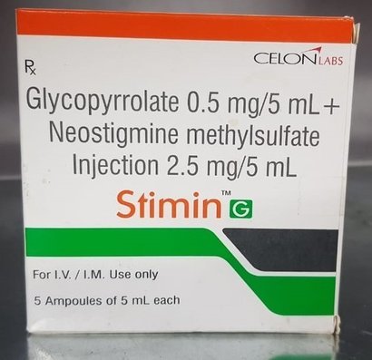 Glycopyrrolate 0.5 Mg + Neostigmine Methylsulfate Injection 2.5Mg