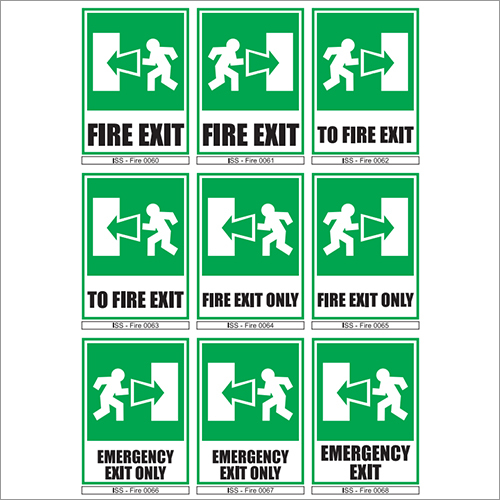 Exit Signage By CVP INDIA