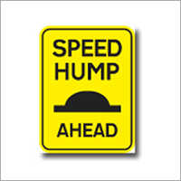 Speed Hump Ahead Signage