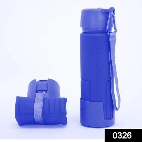 0326 Silicone Collapsible/Foldable Water Bottle