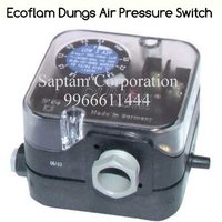 Ecoflam Dungs Air Pressure Switch - New, Black, Suitable For Industrial Burners | Precision Monitoring For Oil Burners
