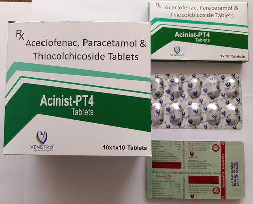Aceclofenac+Paracetamol+Thiocolchicoside  Tablets