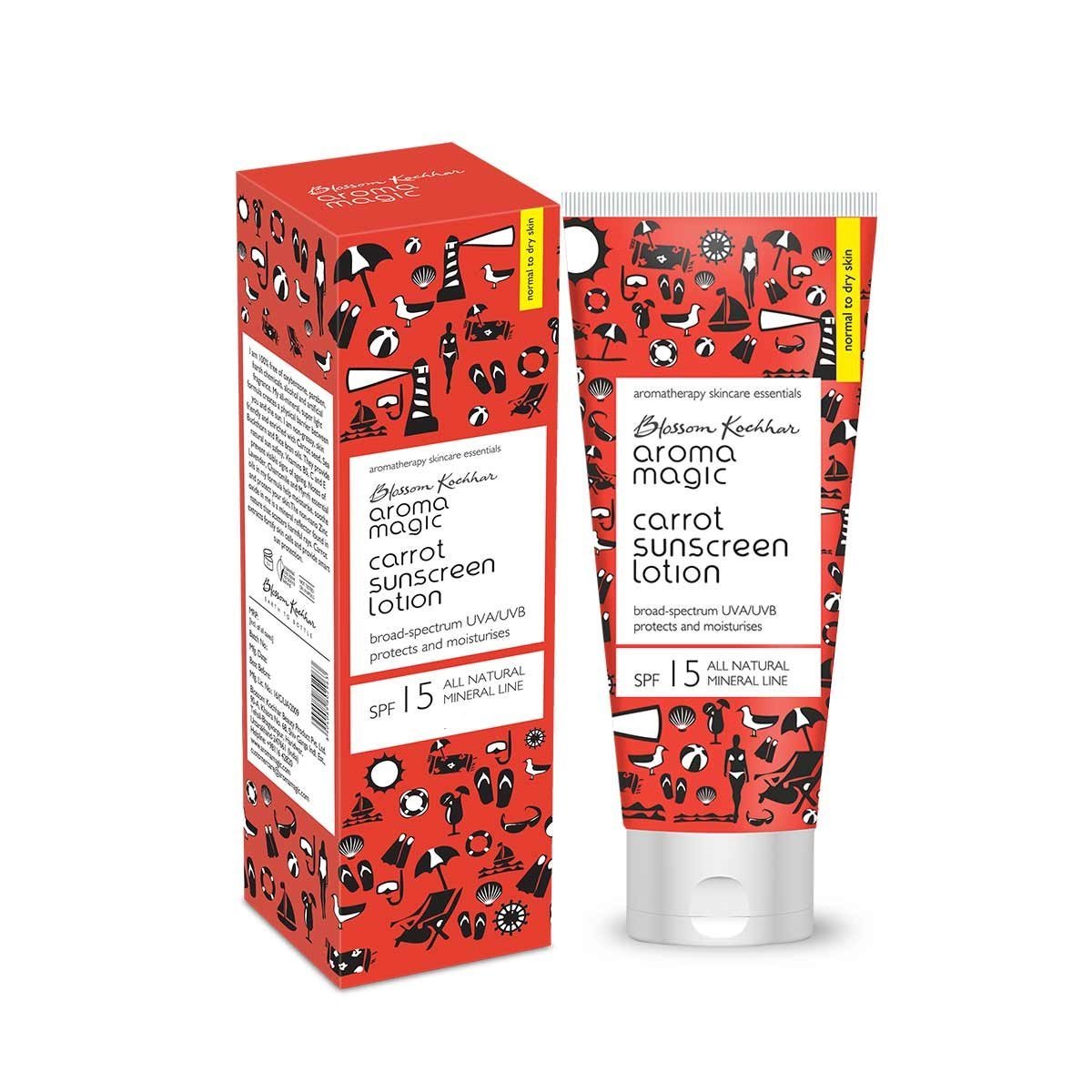 Aroma Magic Carrot Sun Screen Lotion - 100ml