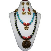 Lampwork Glass Beads Fancy Necklace Gender: Women