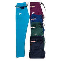 4 Way Lycra Lower - 42 Inch Length, Available In M, L, Xl Sizes | 6 Trendy Colors, Zipper Closure, Two Pockets Plus Zip Mobile Pocket, Washable, Anti-wrinkle