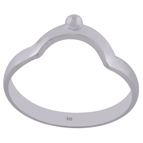 RAWA ON STYLISH PLAIN BAND 925 STERLING SOLID SILVER HANDMADE RING