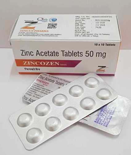 Zinc Acetate Tablets 50mg