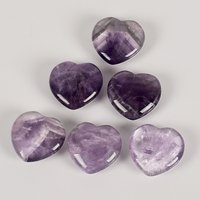 Amethyst Gemstone Heart Stone