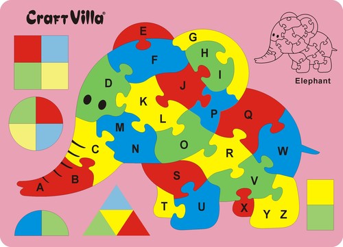 Big Alphabet Learning Puzzle