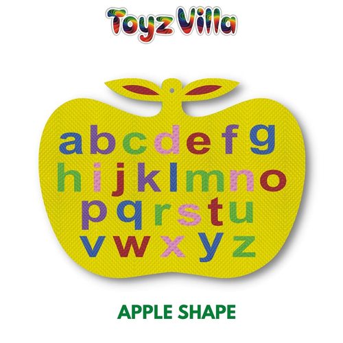 Multicolor Small Alphabet Apple Shape Learning Board Fapple Shaped Learn And Play With Eva Foam Small Alphabet Learning Board