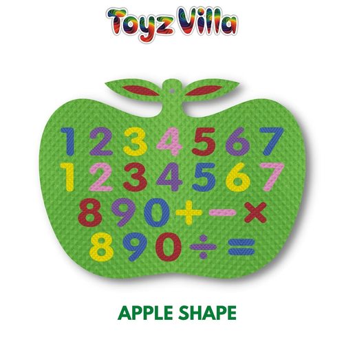 Numeric Apple Shape Learning Board For Kids