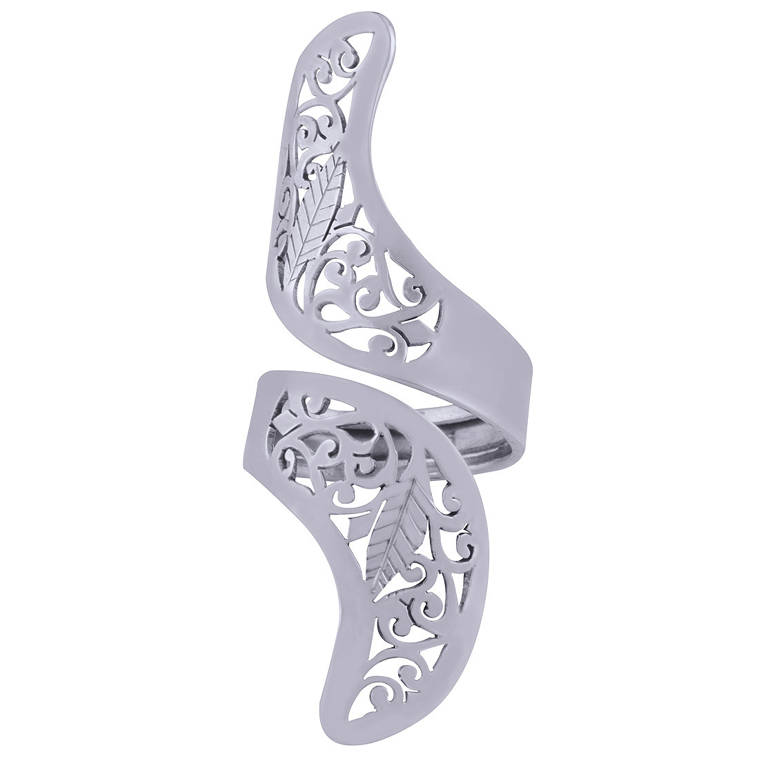 GORGEOUS JALI CUT OUT PLAIN 925 STERLING SOLID SILVER HANDMADE RING