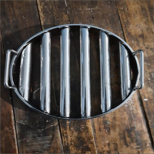 Silver Industrial Grill Magnet