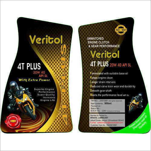 Engine Oil Label