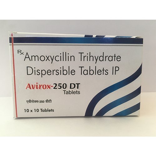 Amoxicillin Trihydrate Dispersible Tablet Antibiotic