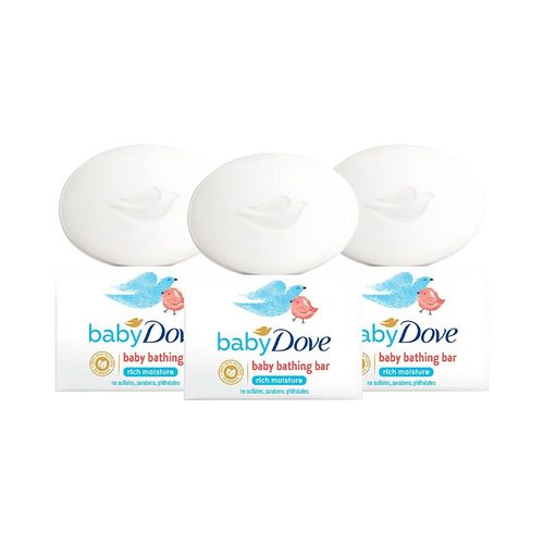 Baby Dove Rich Moisture Bar - 75g (Pack of 3)