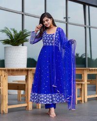 NEW DESIGNER  EMBROIDERED ANARKALI GOWN COLLECTION