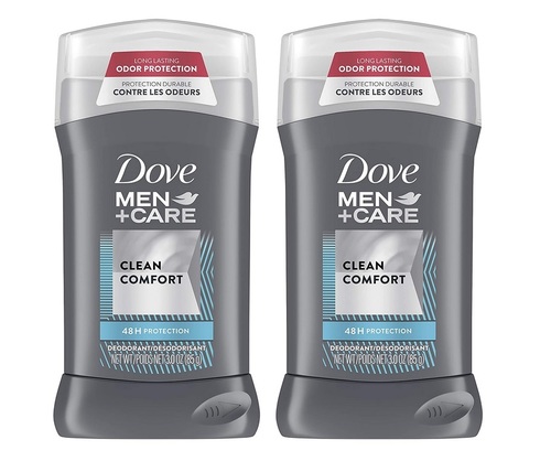 Dove Men+Care Deodorant Stick Aluminum-free formula with 48-Hour Protection Clean Comfort Deodorant